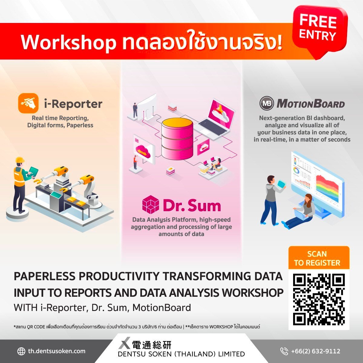 i-Reporter Workshop present by Dentsu Soken (Thailand)
