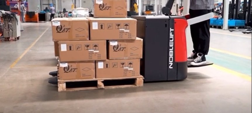 รถยกของไฟฟ้าแบบยืน electric Hand pallet รถยกของไฟฟ้าแบบยืน electric Hand pallet