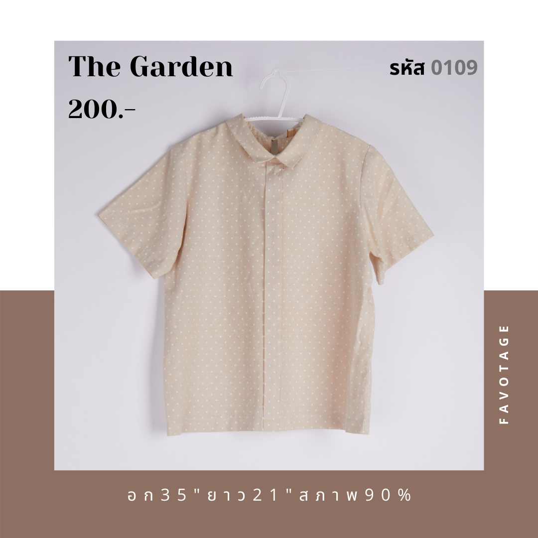 เสื้อผ้ามือสอง แบรนด์ The Garden รหัส 0109