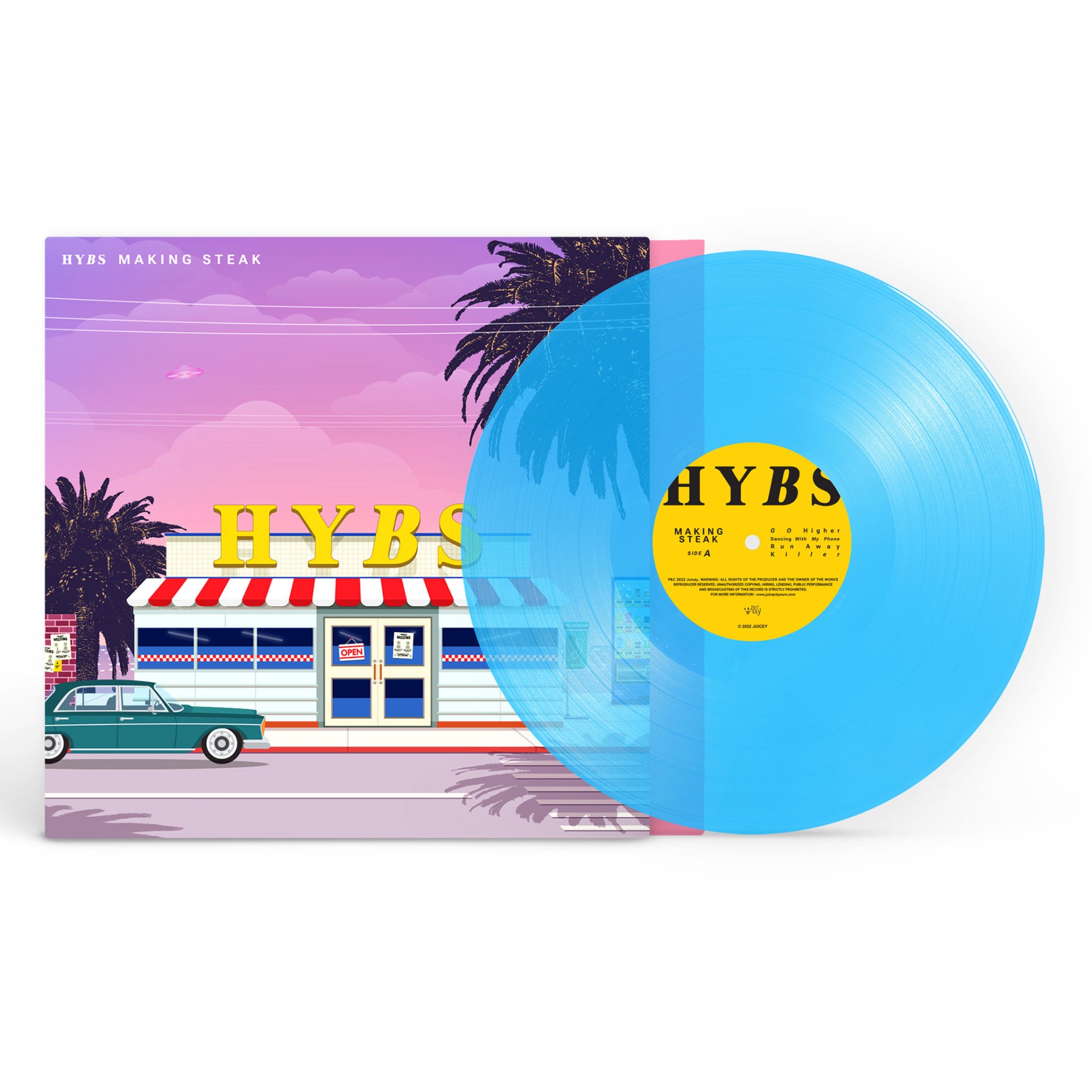 HYBS Making Steak Vinyl, 57% OFF | www.settlebankdebt.com