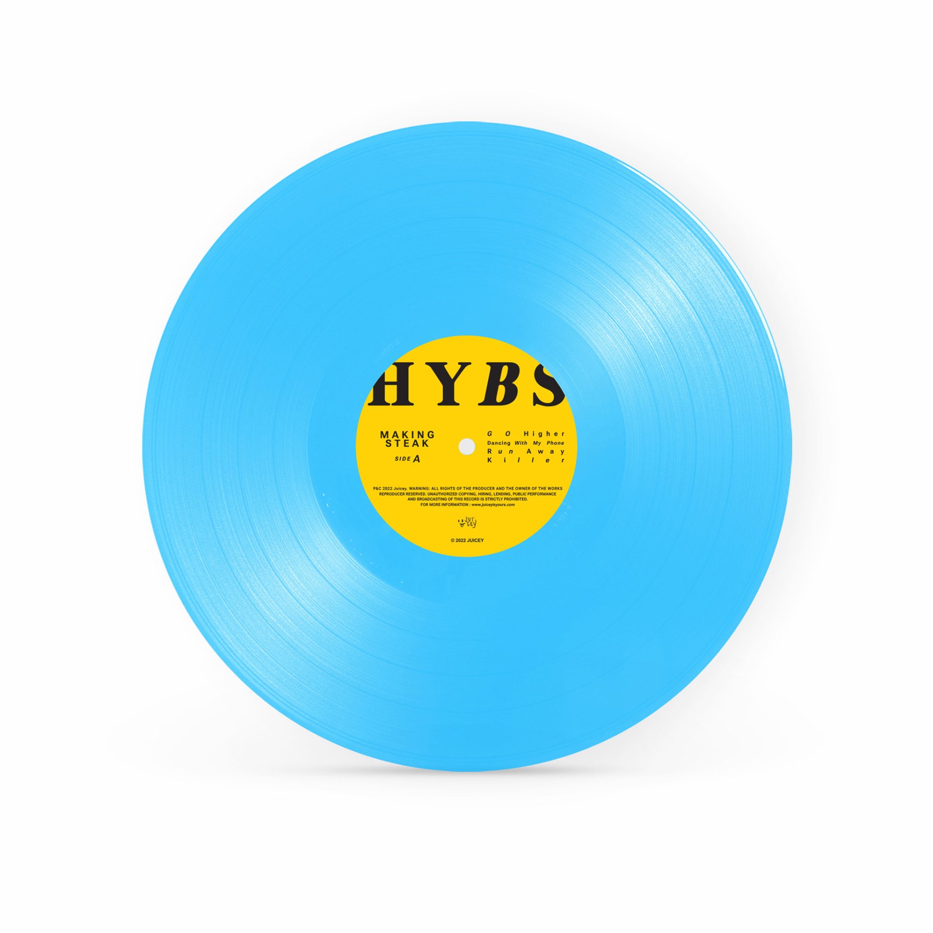 HYBS LP ☆Making Steak blue vinyl レコード4P - 洋楽