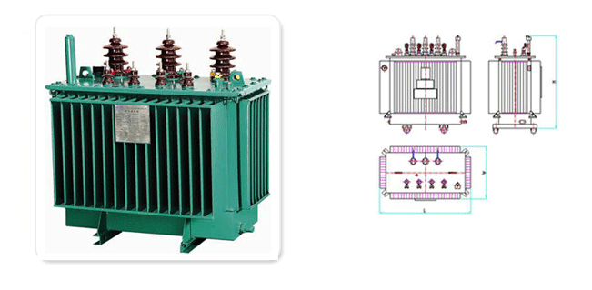 22KV, 24KV, 12/24KV 3 Phase System Standard Oil Immersed Transformer (Hermetically sealed type)
