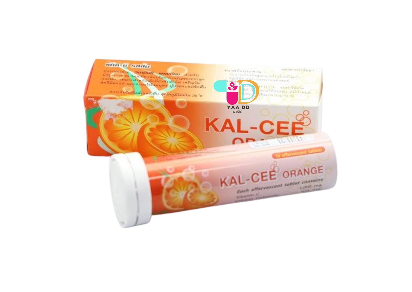 แคล-ซี รสส้ม หลอด10เม็ด KAL-CEE
