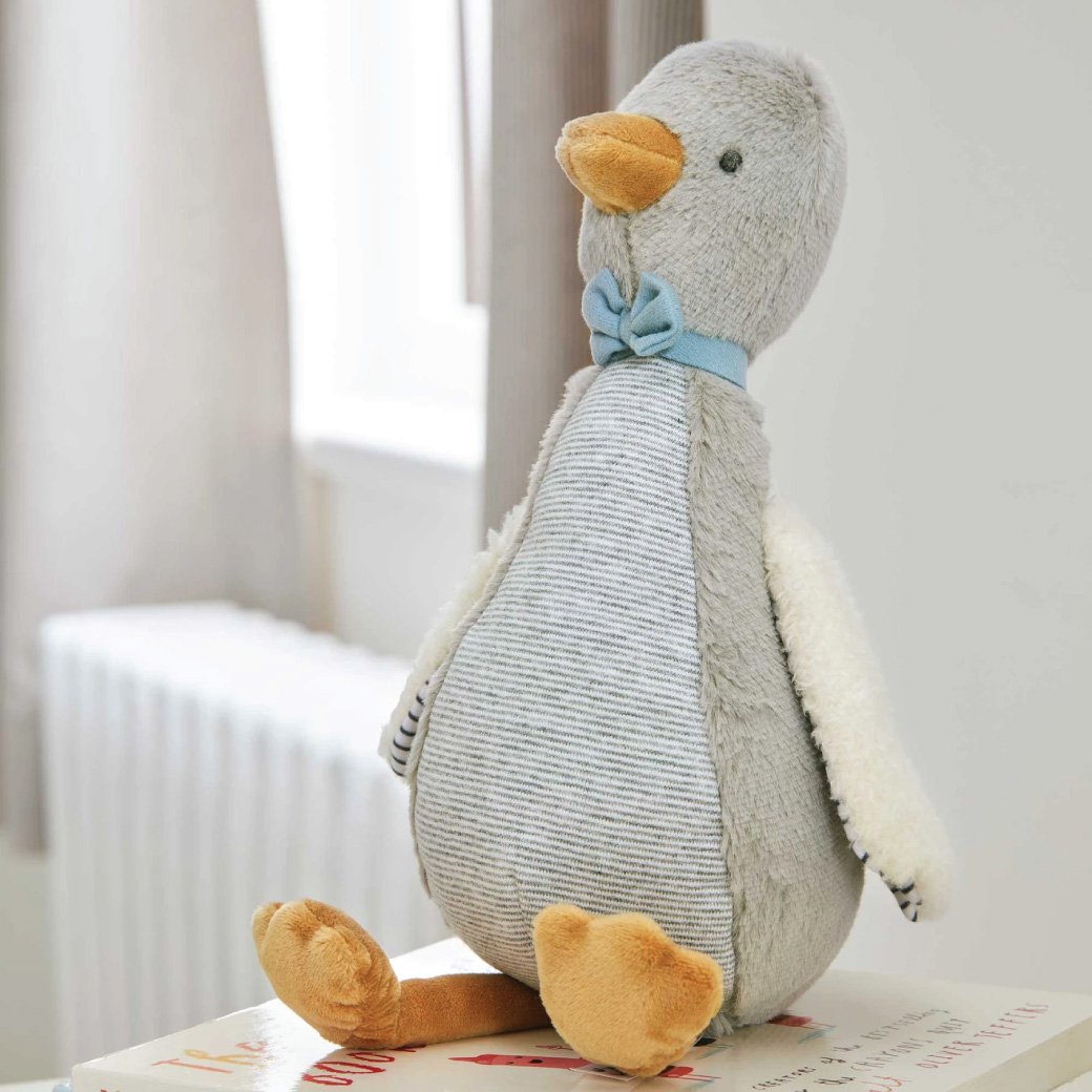 Mamas & Papas ตุ๊กตาเป็ดสีเทา Welcome to the World Soft Toy - Duck