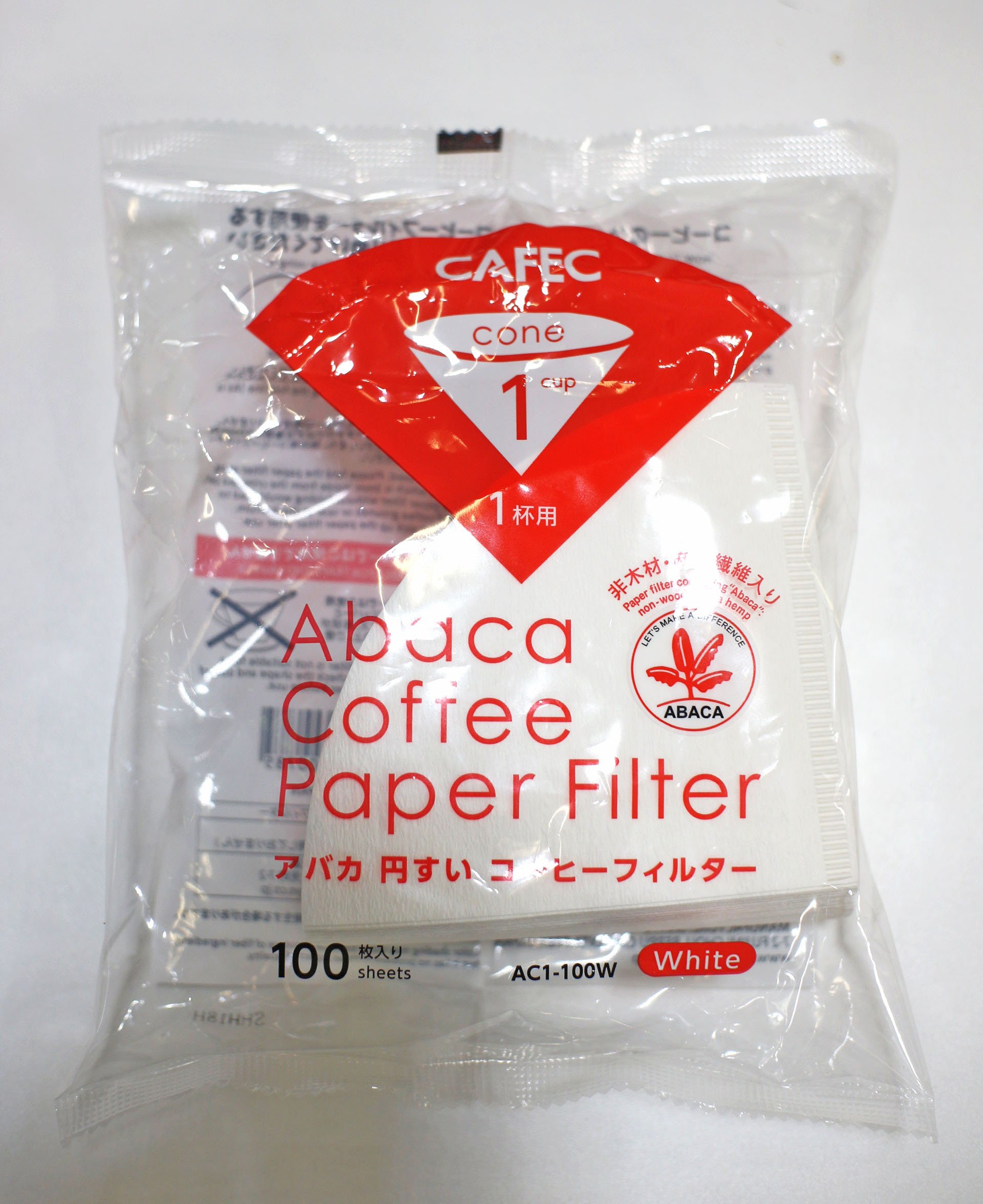 CAFEC Abaca paper Filter ;1 Cup