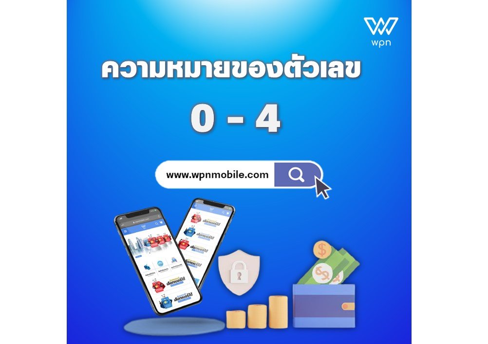ความหมายของตัวเลข 0-4