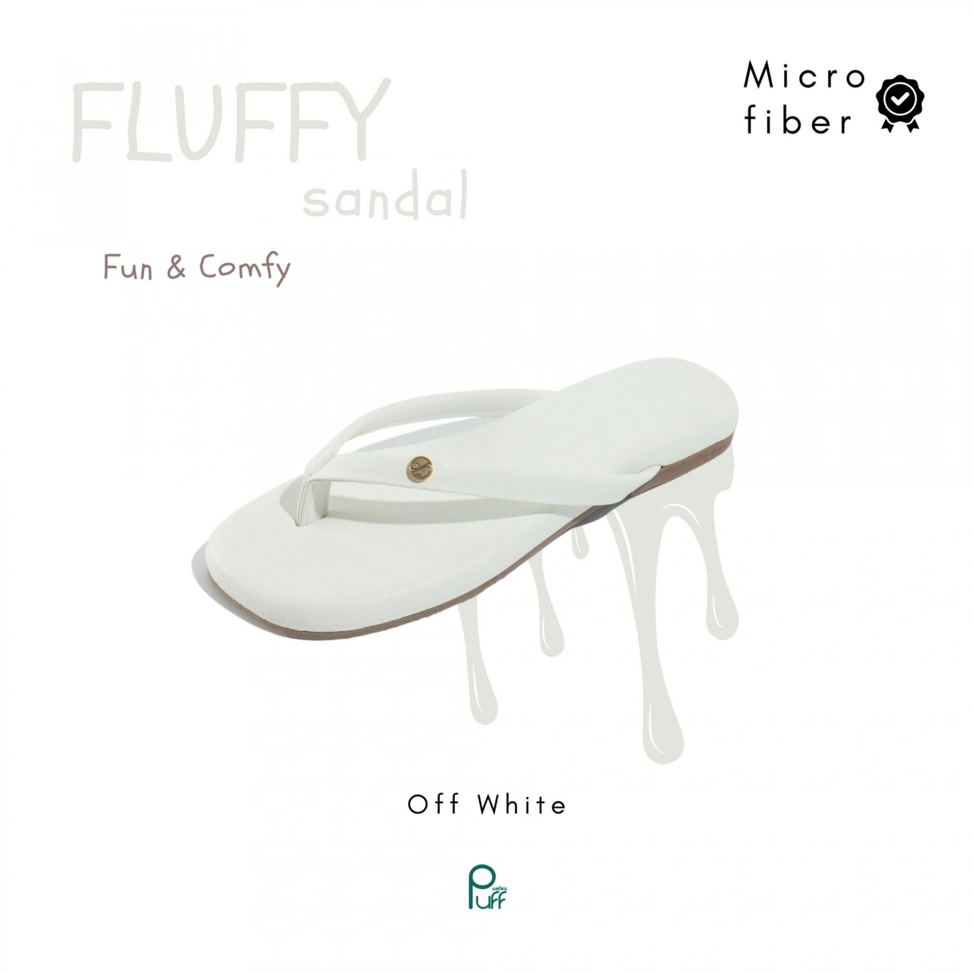 FLUFFY : OFF WHITE