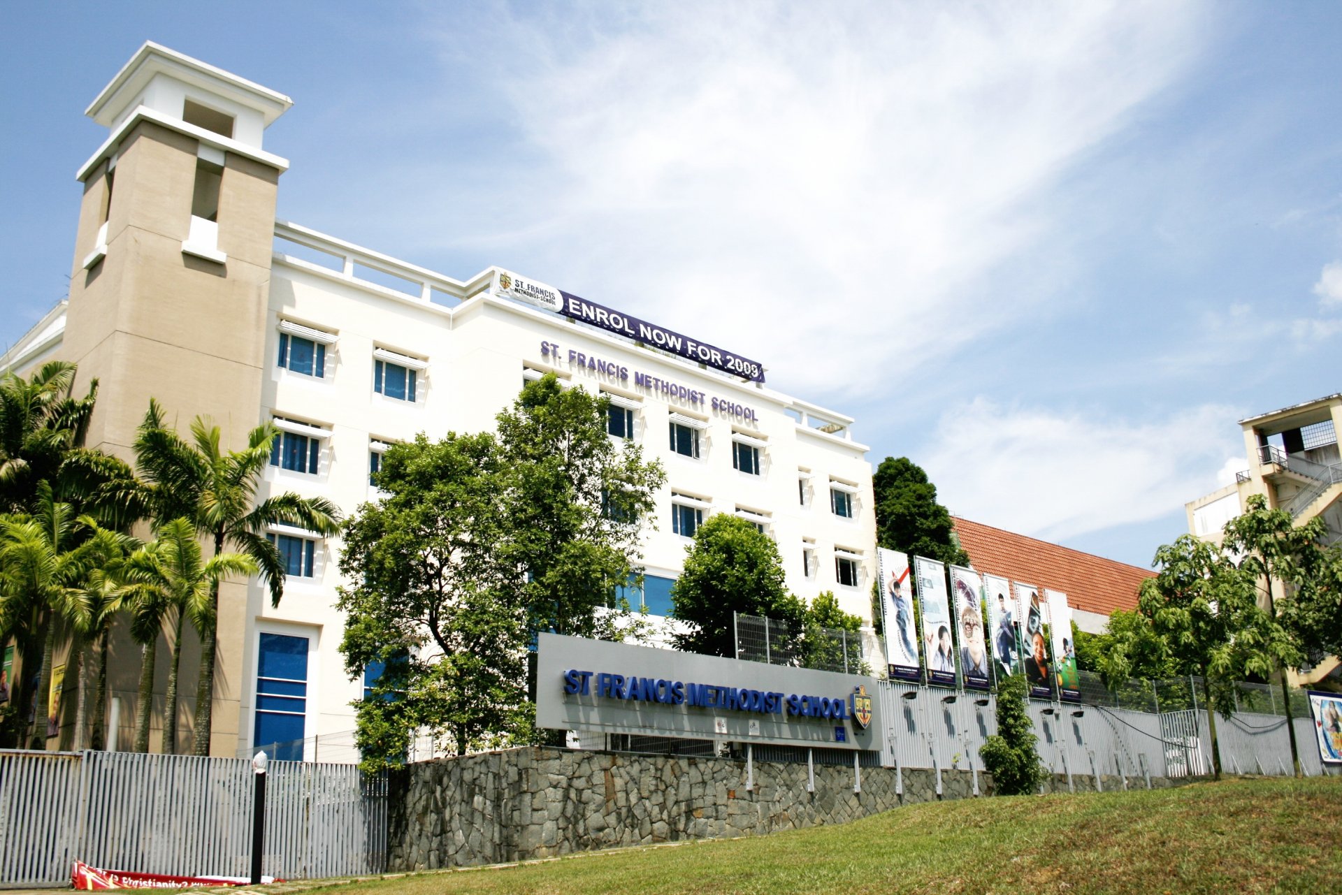 โรงเรียนมัธยม เซนต์ฟรานซิส เมโธดิสท์  St Francis Methodist Singapore School ที่สิงคโปร์  