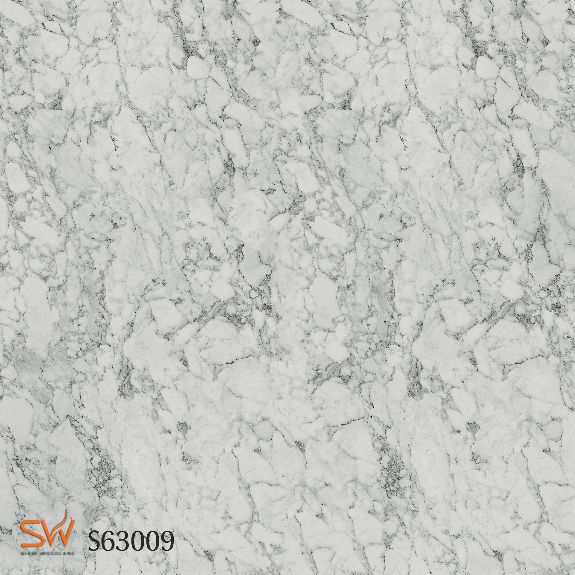 ลามิเนตปิดผิว S63009HG9 Carrara Marble แบรนด์ Duropal