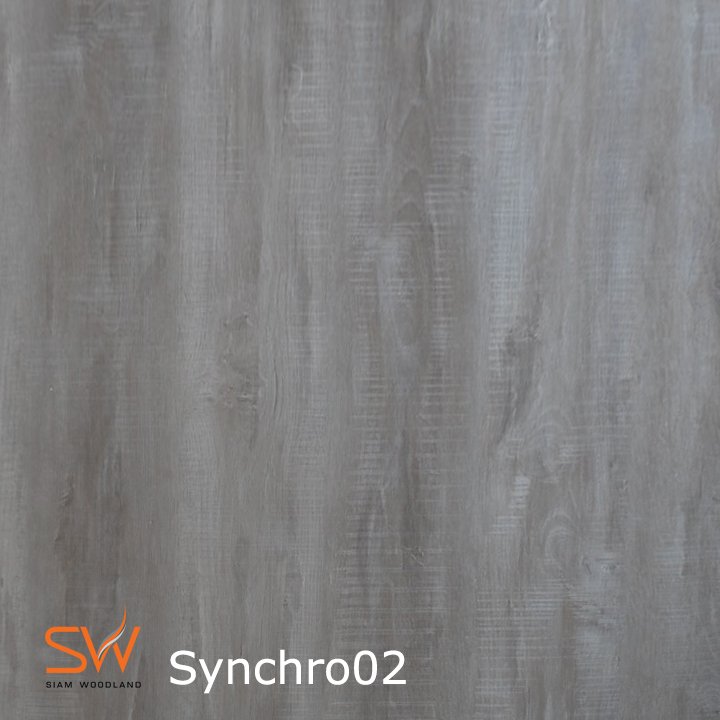 ลามิเนตปิดผิว Synchro02 Grey Oak Rough  แบรนด์ Duropal