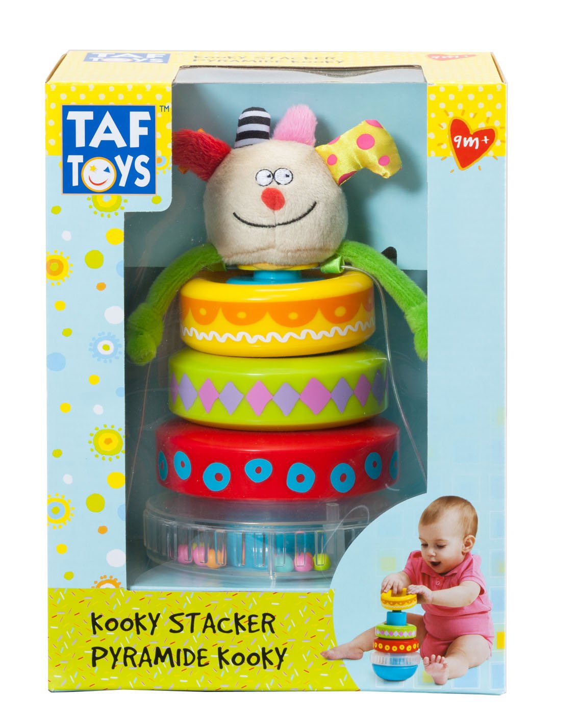 TafToys ของเล่นห่วง ห่วงซ้อนชั้น ของเล่นเรียงห่วง ห่วงเรียงซ้อน โยนห่วง Kooky Stacker TF-11365