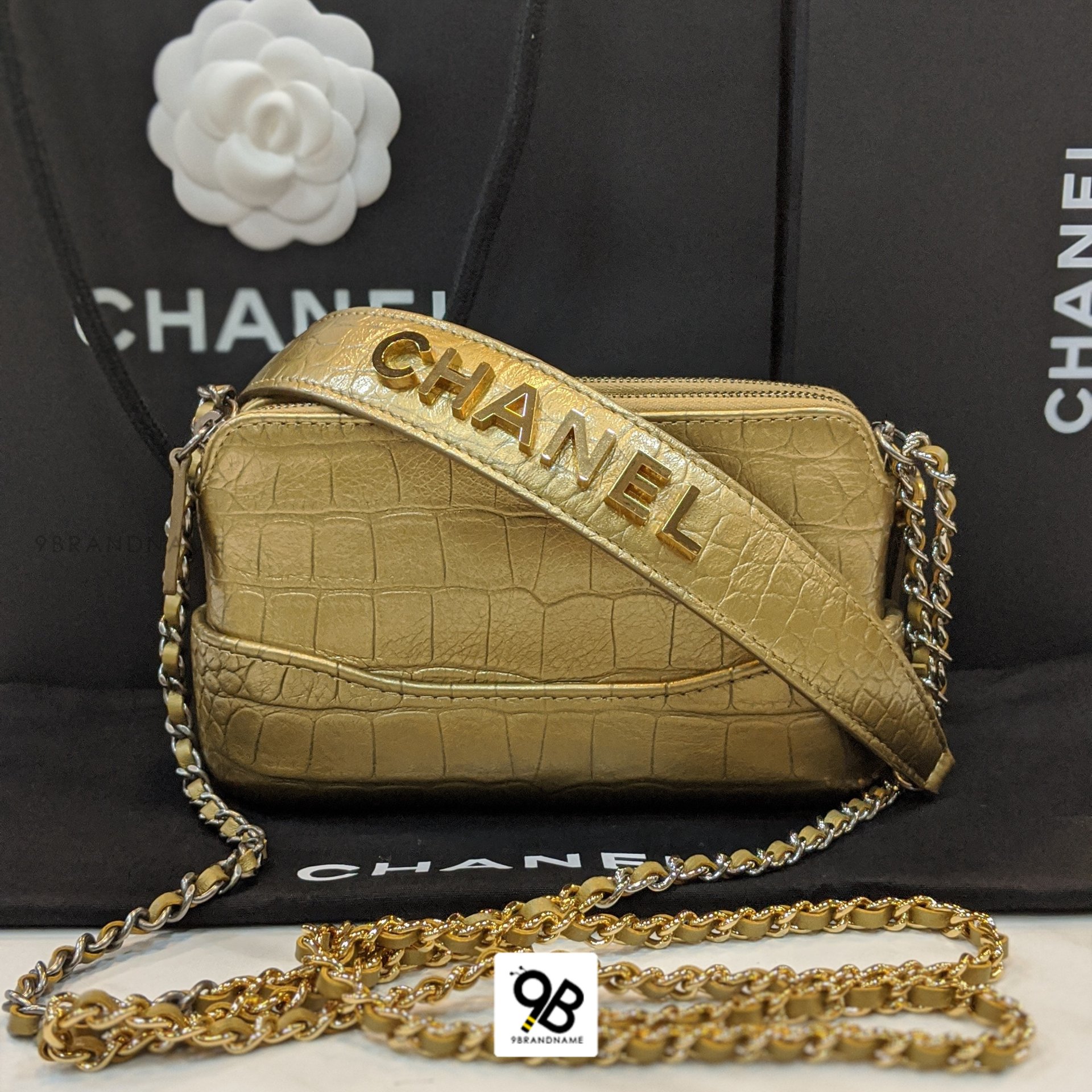 Un used -​ Chanel Gabrielle สีทอง - 9brandname
