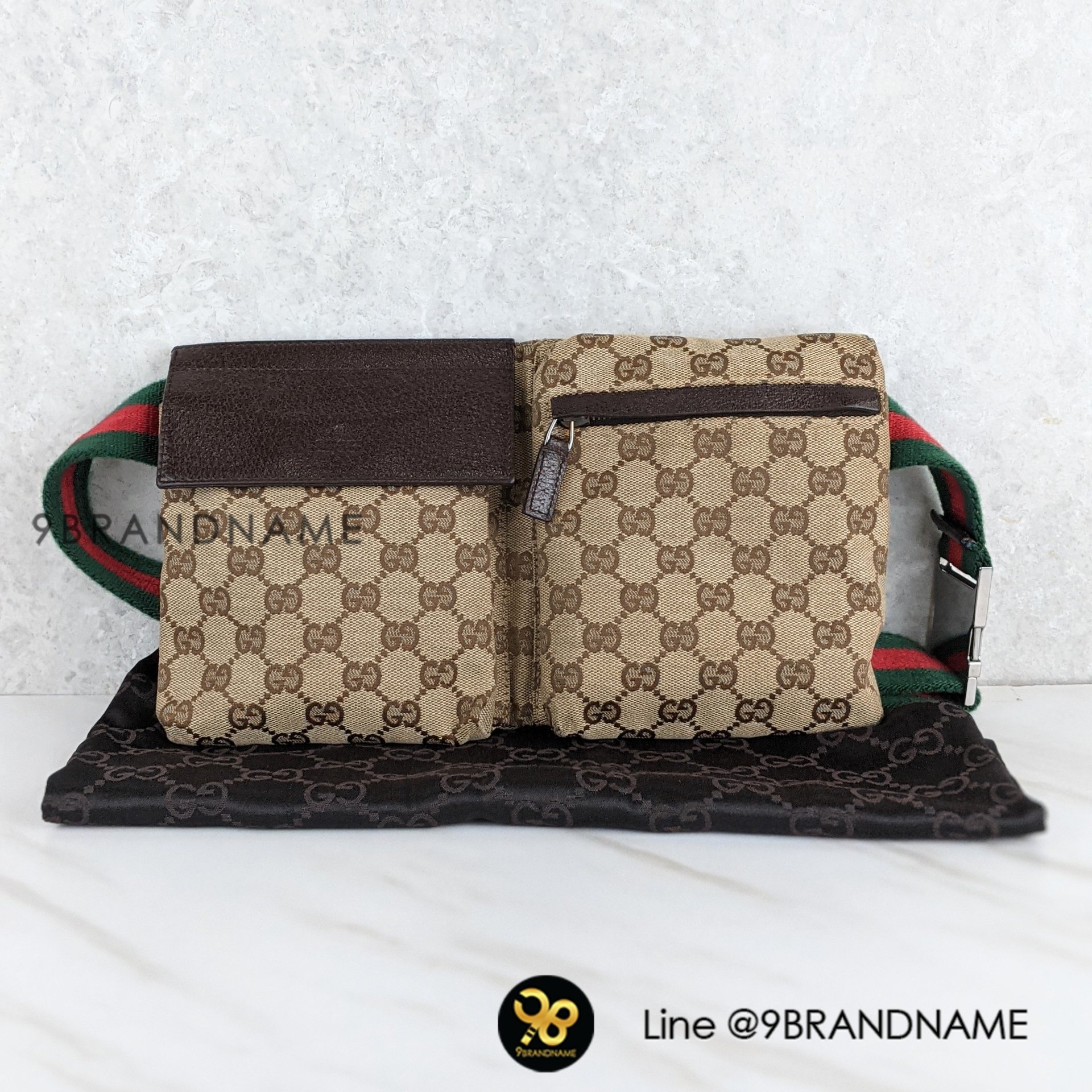 Used Gucci GG Supreme Belt Bag