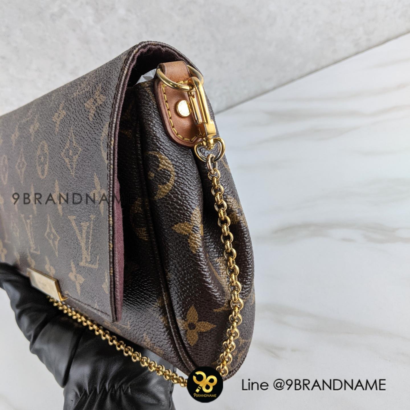 Louis Vuitton Monogram Favorite MM M40718 Brown Cloth ref.908239