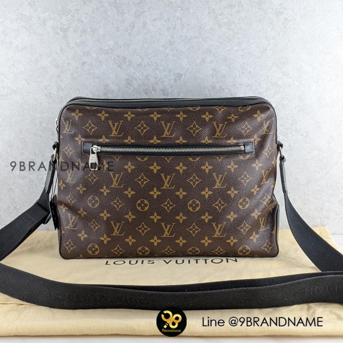 Pre-owned Louis Vuitton 2015 Monogram Macassar Torres Pm Shoulder Bag In  Brown