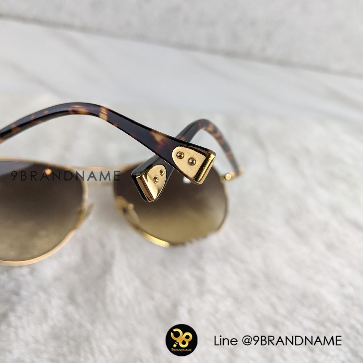 Louis Vuitton Goldtone Metal Frame Monogram Conspiration Pilote  Sunglasses-Z0164u – Bagaholic