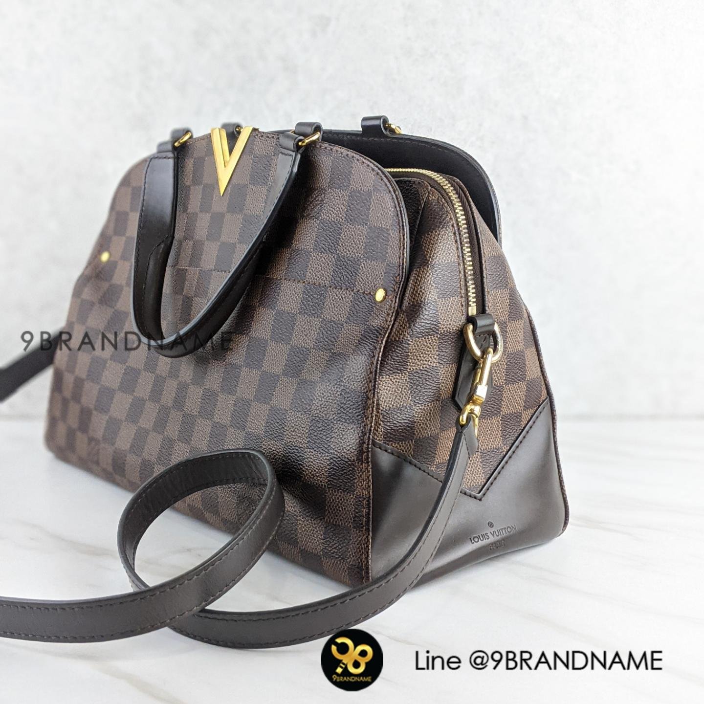 Buy Online Louis Vuitton-DAMIER KENSINGTON BOWLING BAG-N41505 at affordable  Price in Singapore