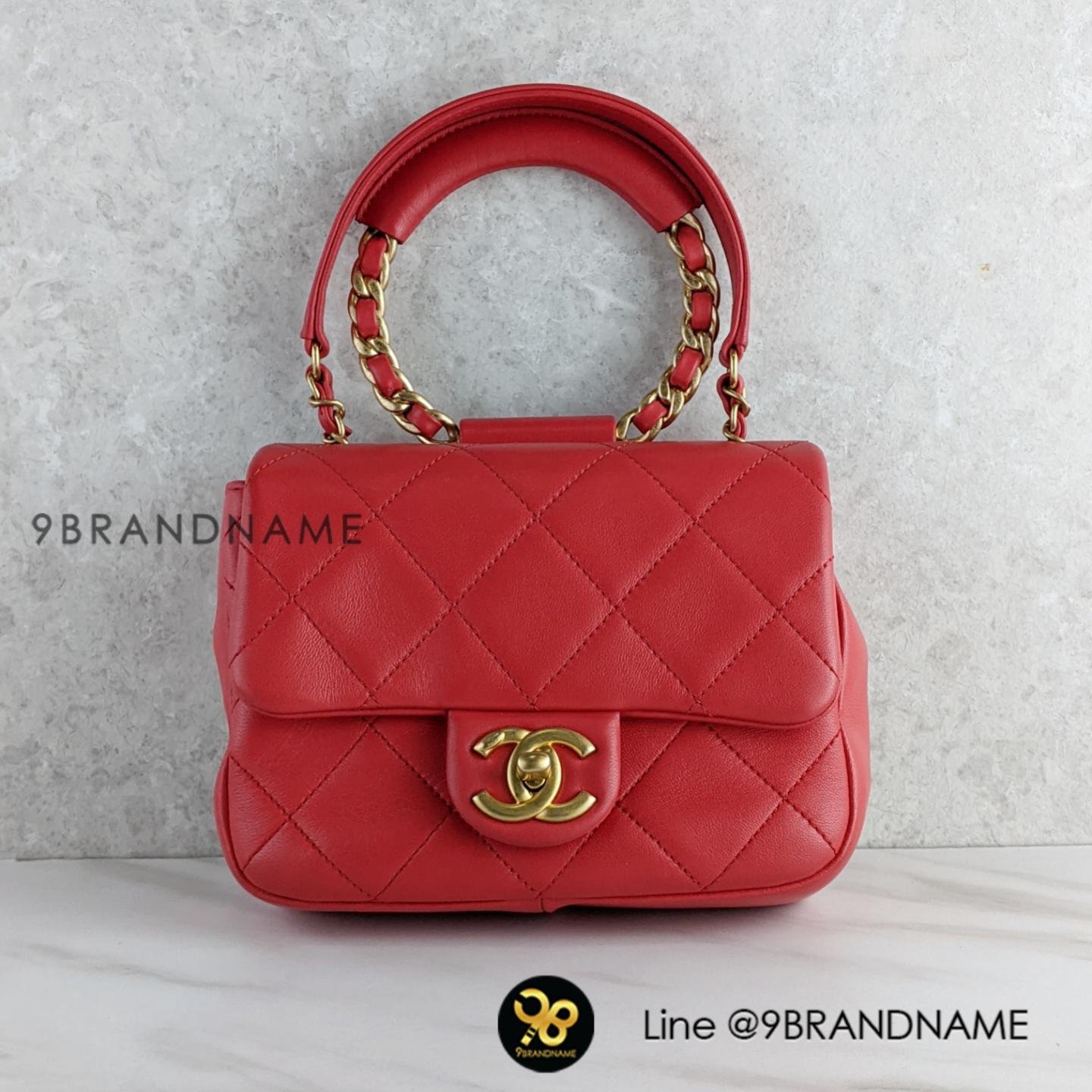 Chanel in the loop flap bag LambSkin GHW สภาพดี - 9brandname