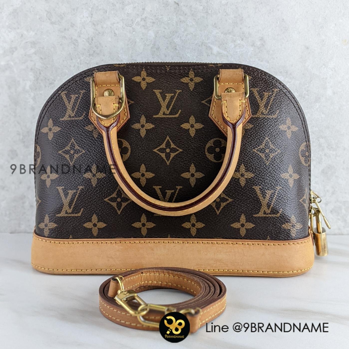 Louis Vuitton Alma BB Monogram Canvas GHW