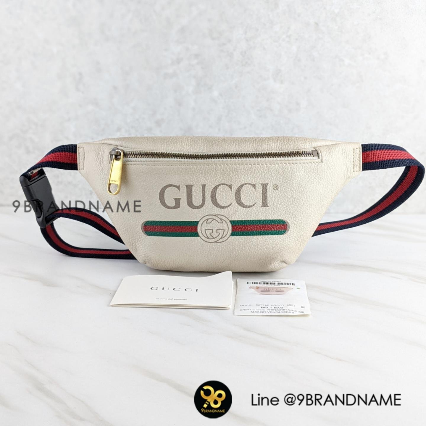 Gucci Belt Bag คาดอก สายน้ำเงินแดง 9brandname