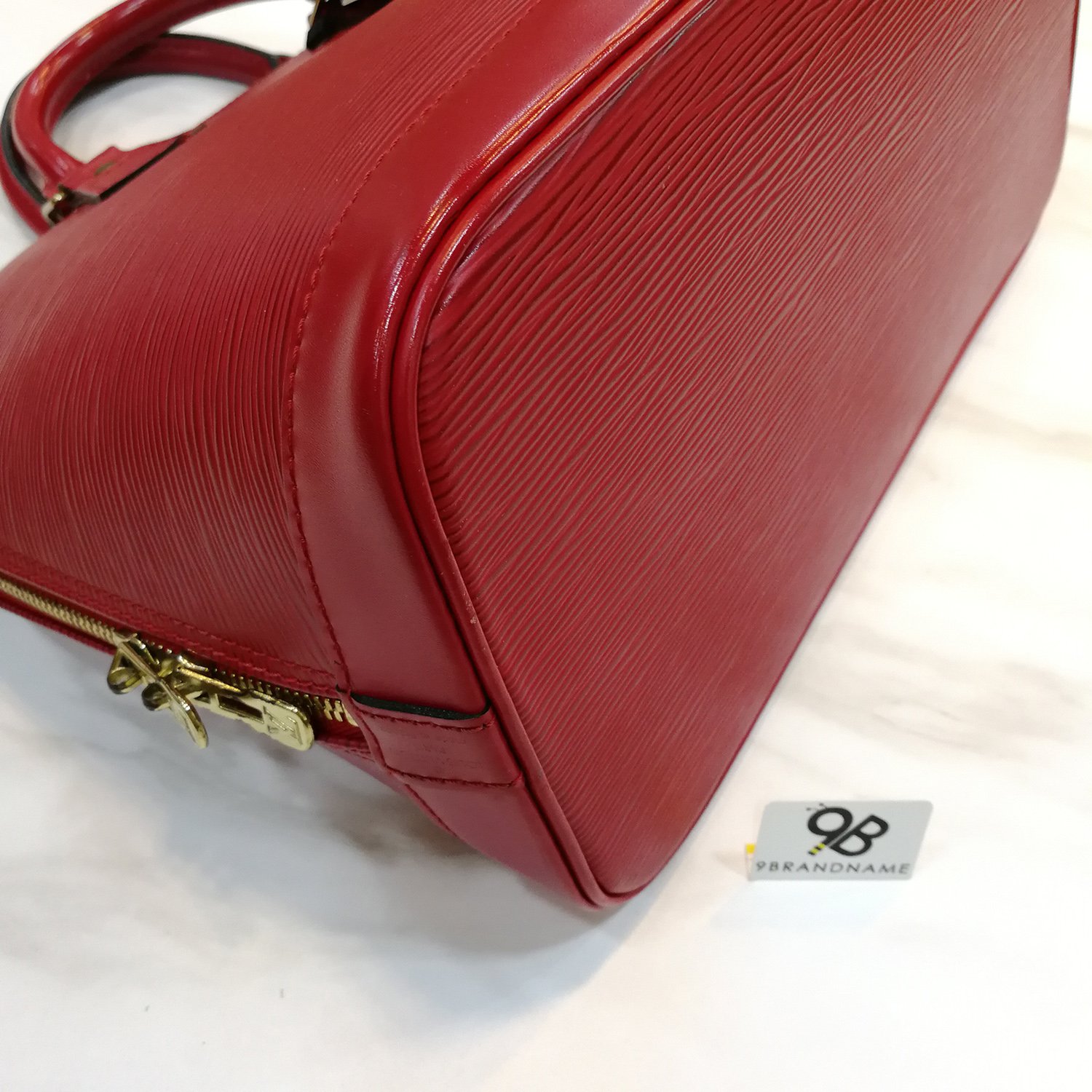 Used - Louis Vuitton Alma PM EPI Red GHW - 9brandname