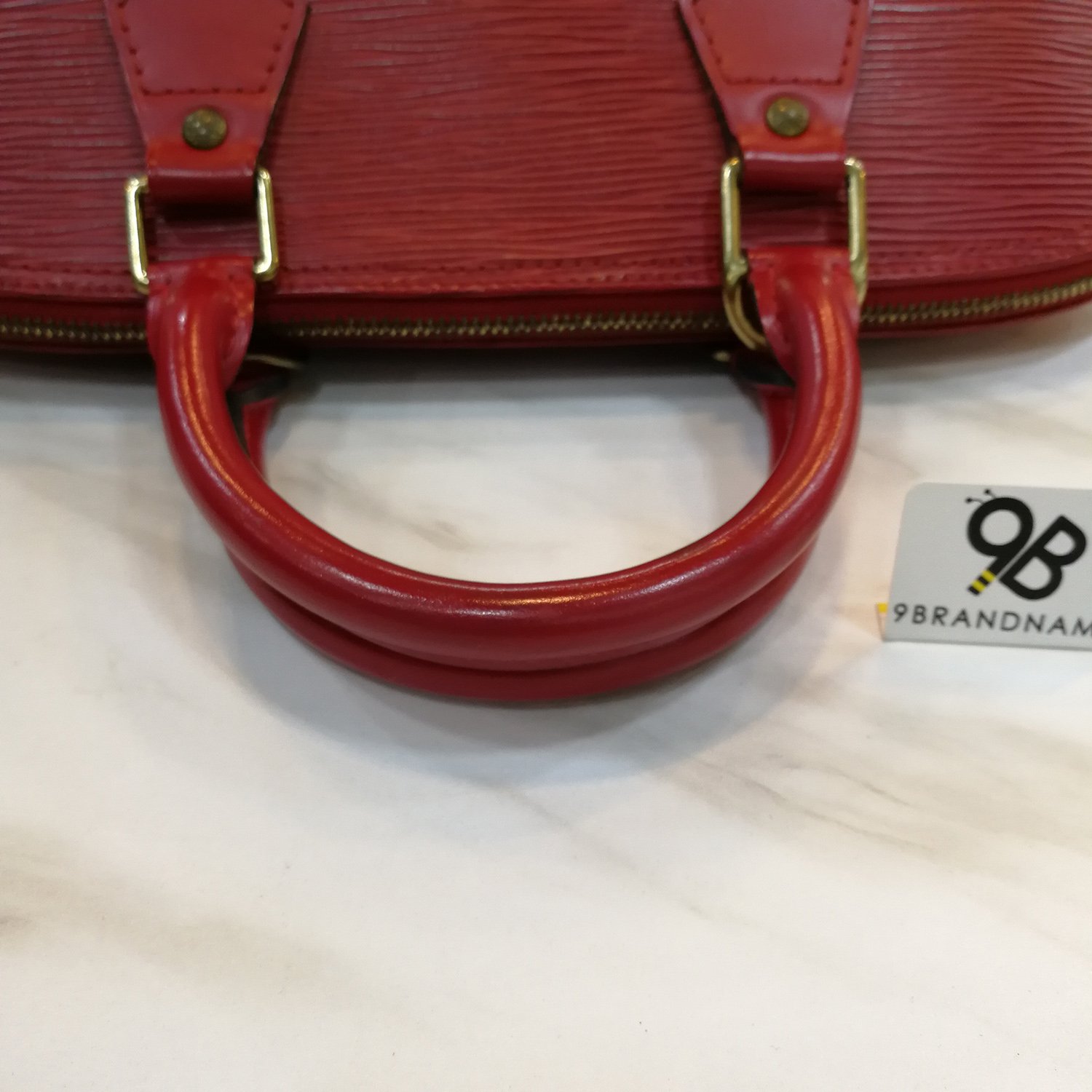 Used - Louis Vuitton Alma PM EPI Red GHW - 9brandname