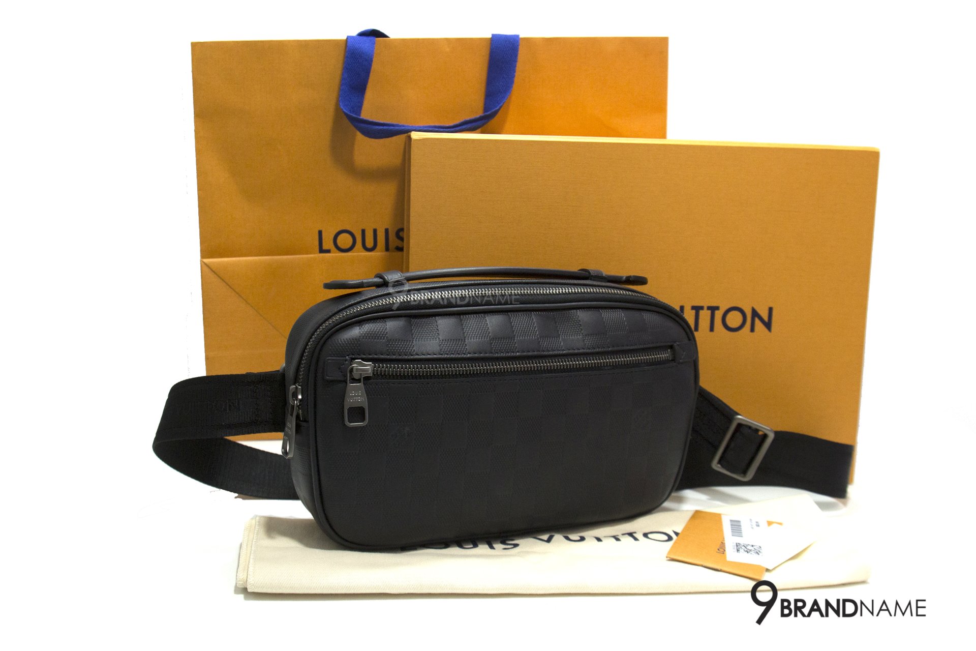 Ambler cloth belt bag Louis Vuitton Black in Cloth - 21126361