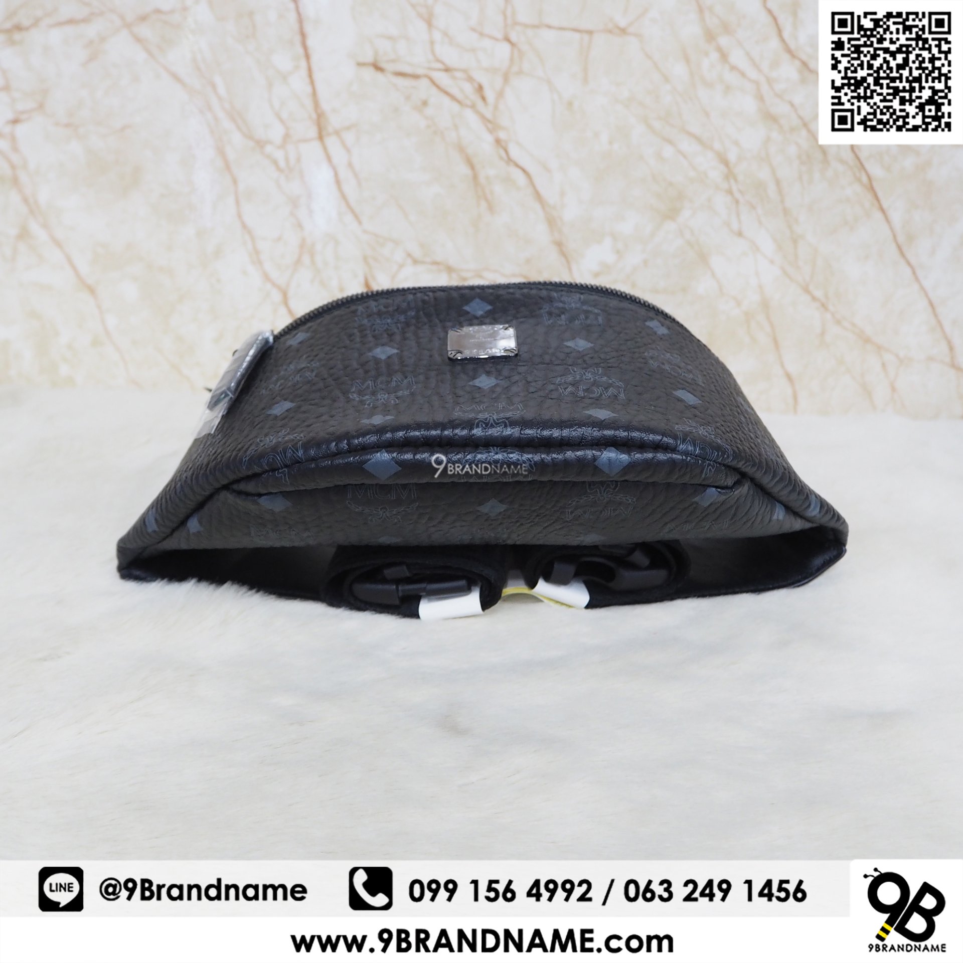 MCM Belt Stark Modular Visetos Cross Body Bag - Black Waist Bags, Bags -  W3040595