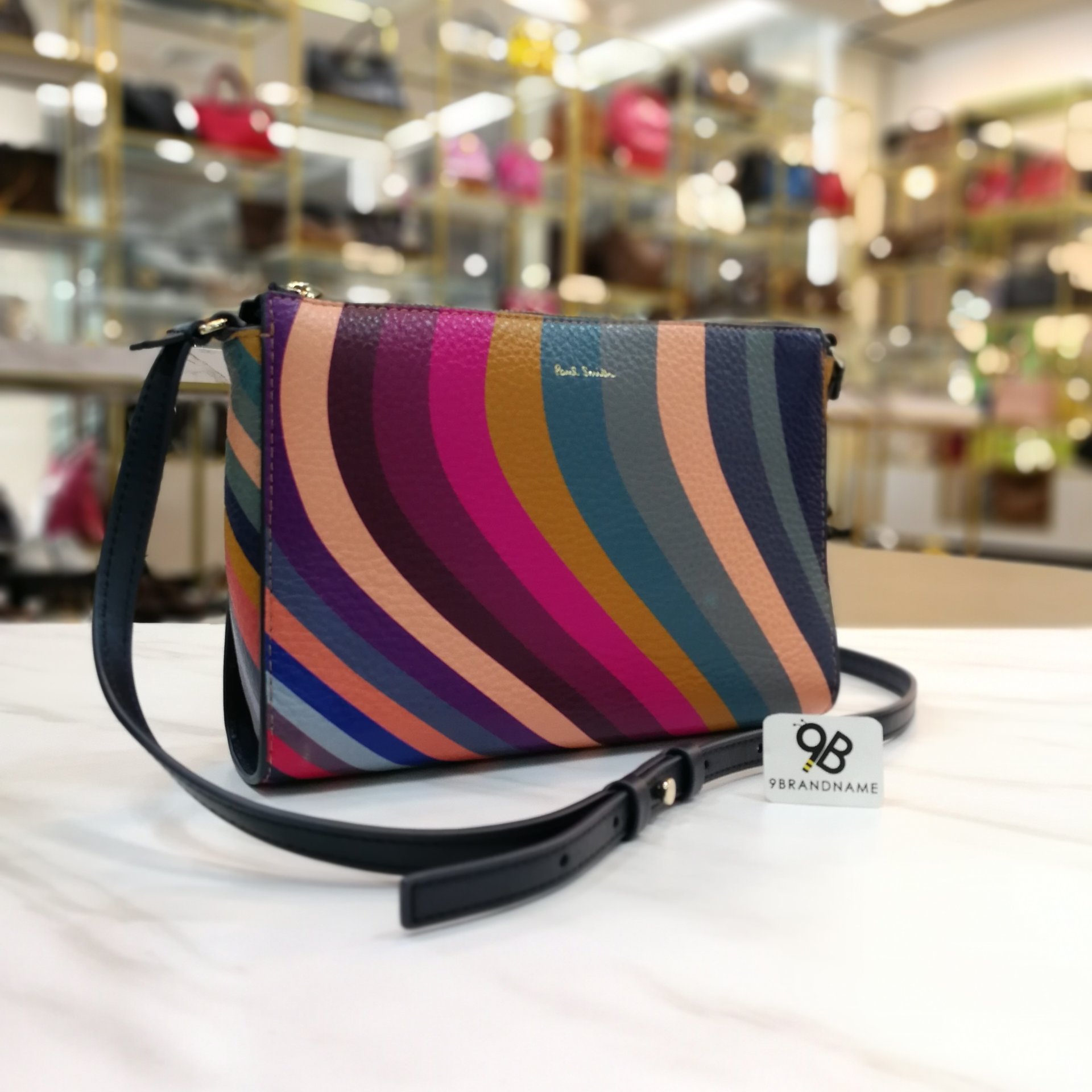 Leather crossbody bag Paul Smith Multicolour in Leather - 23769355