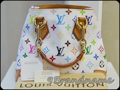 Louis Vuitton Audra Multicolor White กระเป๋าถือใบเล็ก ทรงเหลี่ยม จุนะคะเล็กๆแบบนี้ น่ารัดและสภาพดีมากคะ