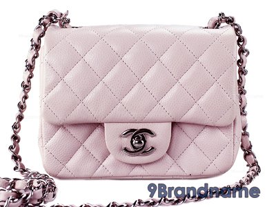 Chanel 7 Caviar Skin Sakura Pink Mini Flap AWL4221  LuxuryPromise
