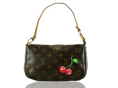 Louis Vuitton Pochette Cherry Monogram - Used Authentic Bag  กระเป๋าหลุยวิตตองพ๊อคเชทเชอร์รี่โมโนแกรม กระเป๋าใบเล็กน่ารักลิมิเต็ดของแท้มือสองสภาพดีค่ะ