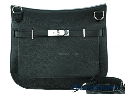 Hermes Jypsiere Black Togo Leather SHW - Used Authentic Bag  กระเป๋าแอร์เมสจีฟเซีย สีดำหนังโทโกอะไหล่เงิน ของแท้ค่ะ