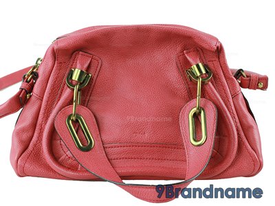 Chloe Paraty Mini Scarlet Red  - Used Authentic Bag  กระเป๋าโคลเอ้ปาราตี ไซส์มินิสีชมพูแดง ของแท้มือสองสภาพดีค่ะ