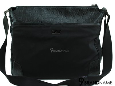 Gucci Massenger Crossbody Black - Used Authentic Bag กระเป๋ากุชชี่ ทรงเอกสารสีดำผ้าผสมหนัง ไซส์ใหญ่ ขายกระเป๋าของแท้มือสองสภาพดีค่ะ