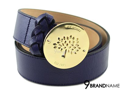 Mulberry Belt Blue Color Size 75