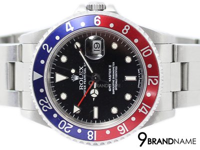 Rolex Oyster Perpetual Date GMT-Master 2 Pepsi Blue And Red Steel Man Size