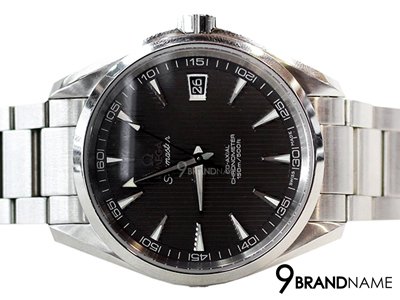 Omega Seamaster CO-Axial หน้าดำ หลักขีด Date  Steel Man Size