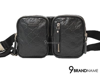 Gucci Belt Bag Lether Black Color