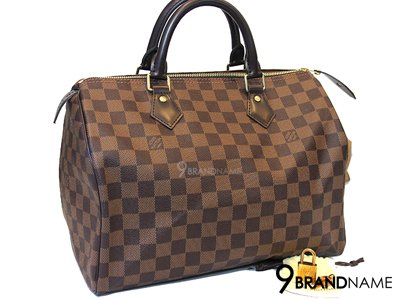 Auth Louis Vuitton Speedy Bandouliere 30 Damier Ebene N41367