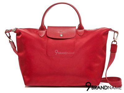 Long Champ Handbag & Crossbody Le Pliage Neo Red Size L 40x31x18 cm
