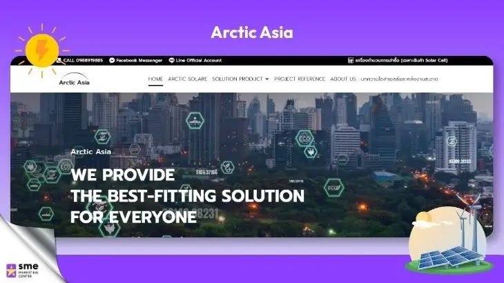 ร้านจำหน่ายอุปกรณ์โซลาร์เซลล์ กรุงเทพ Arctic Asia