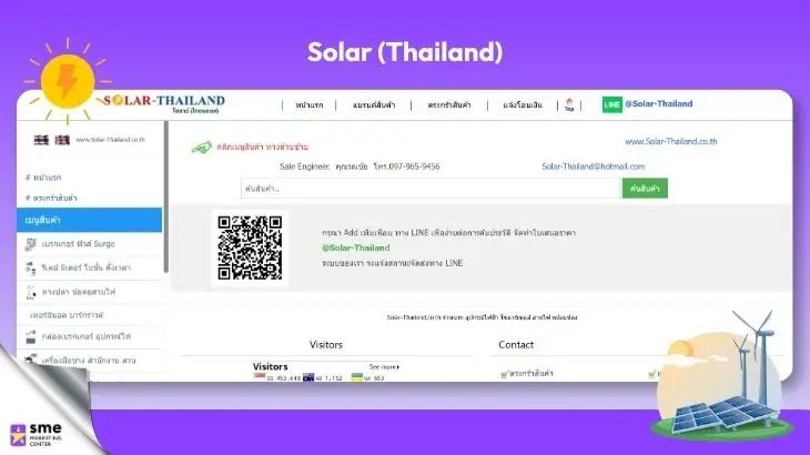 ร้านจำหน่ายอุปกรณ์โซลาร์เซลล์ กรุงเทพ Solar Thailand