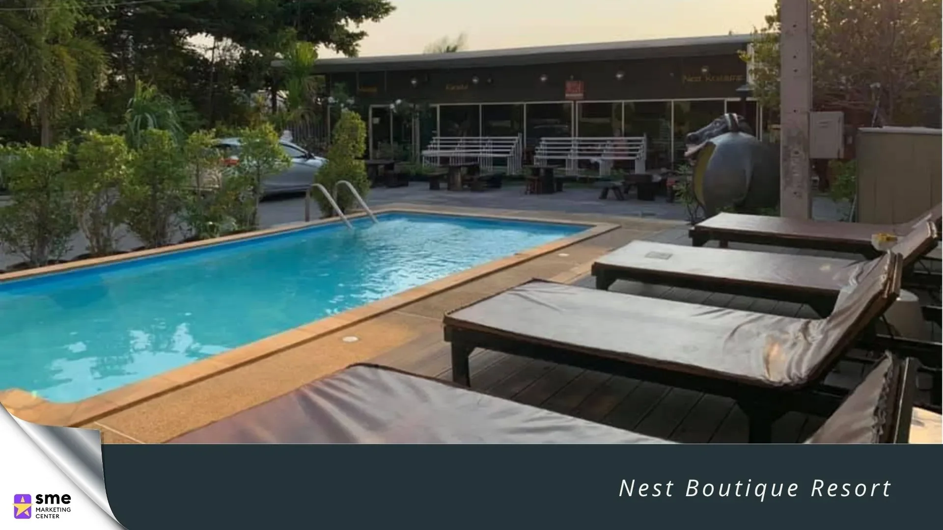 รีสอร์ตย่านลาดกระบัง Nest Boutique Resort