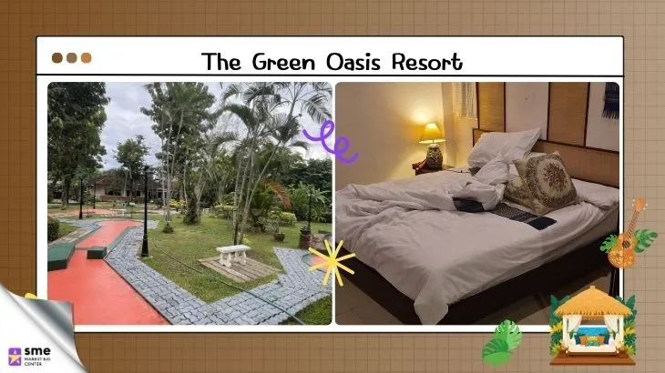 รีสอร์ทสันกำแพง The Green Oasis Resort