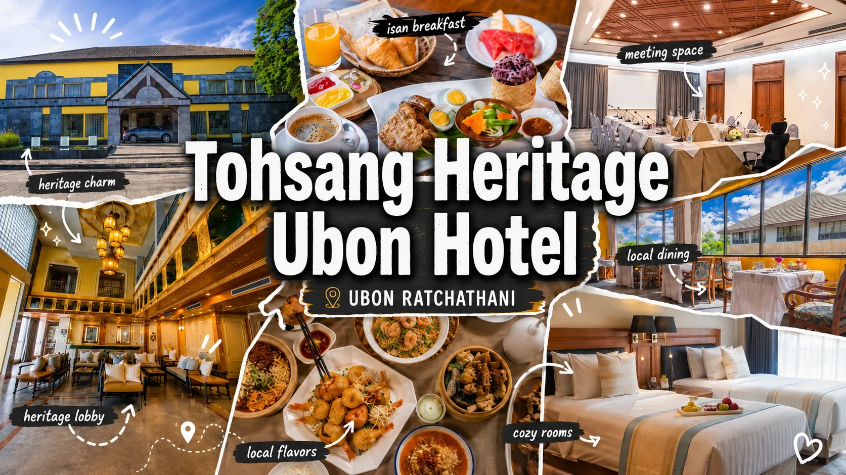 โรงแรม อุบลราชธานี โรงแรมทอแสง เฮอริเทจ อุบล