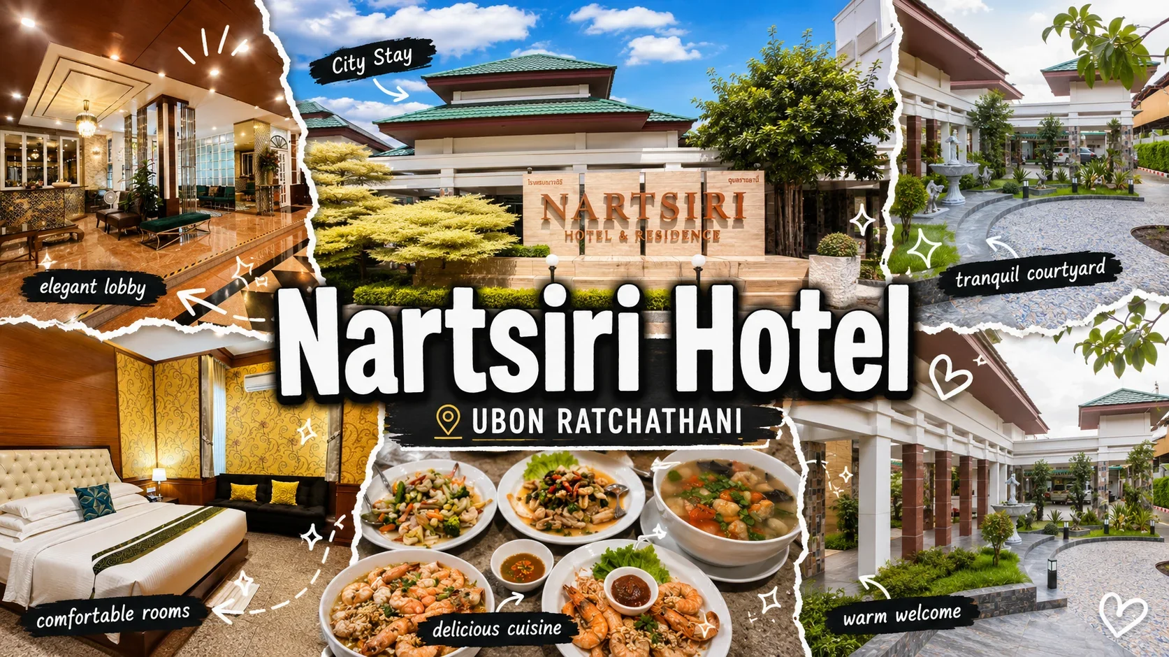โรงแรม อุบลราชธานี โรงแรมนาถสิริ อุบลราชธานี