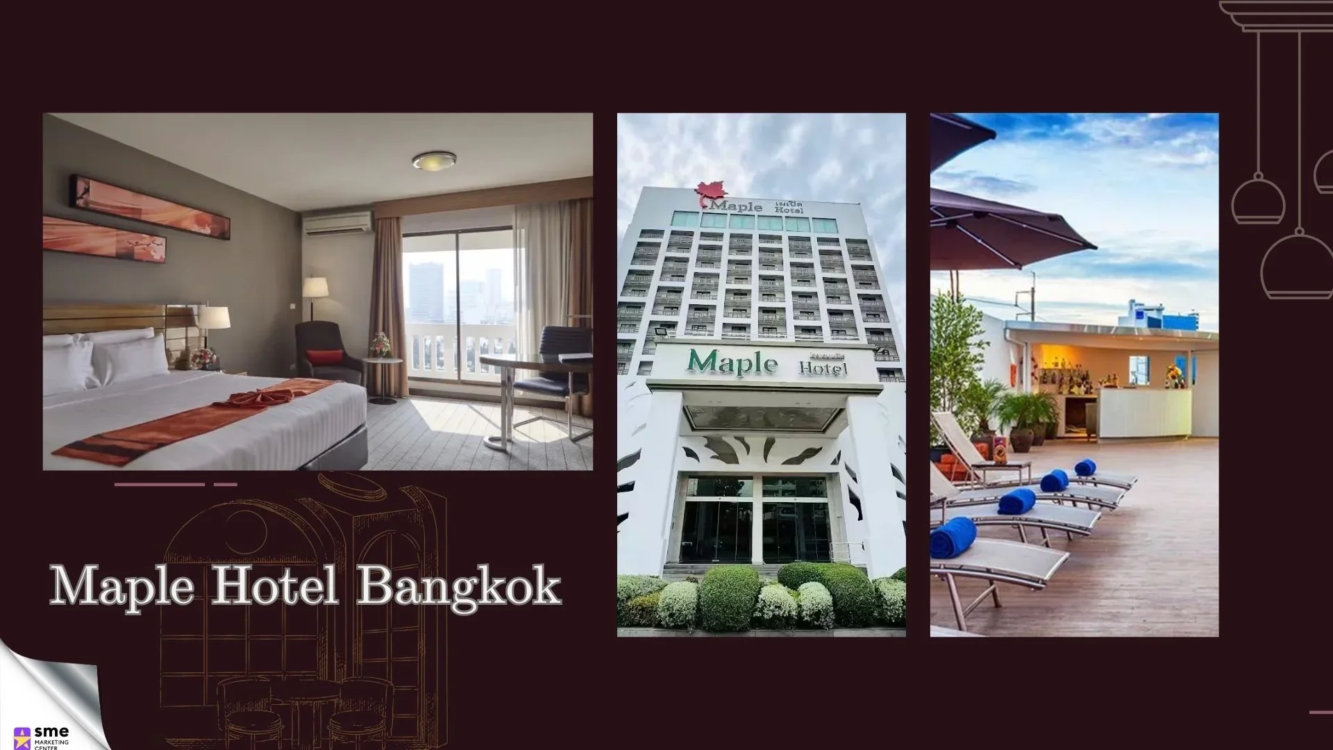 ที่พักย่านบางนา Maple Hotel Bangkok