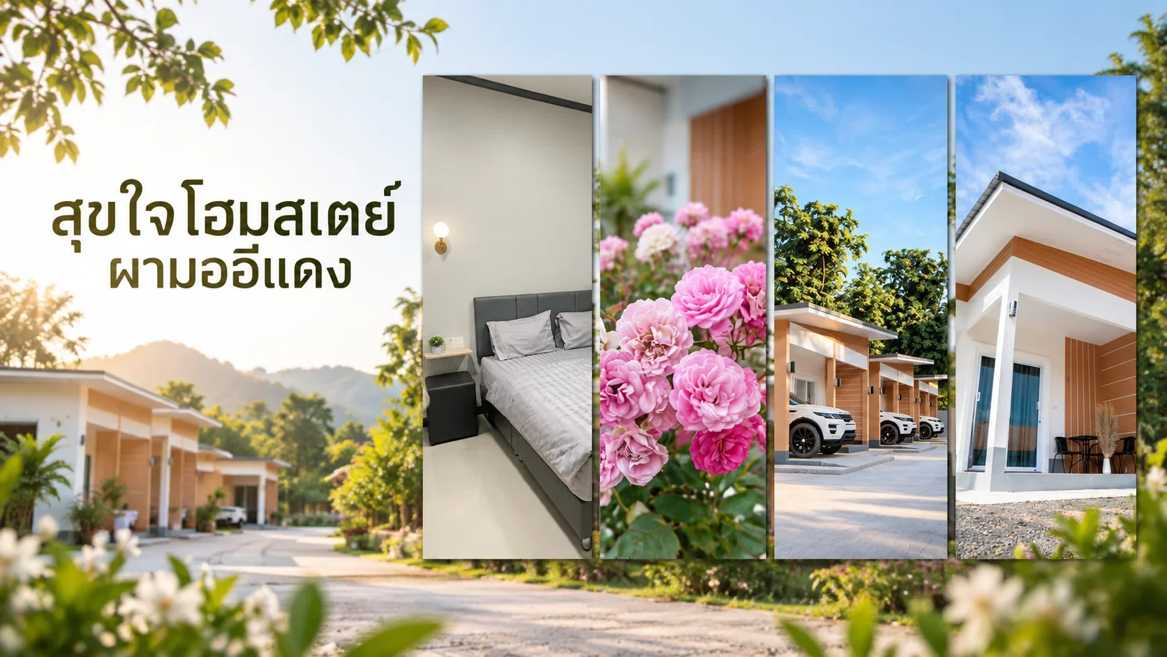 ที่พัก กันทรลักษ์ สุขใจโฮมสเตย์ ผามออีแดง
