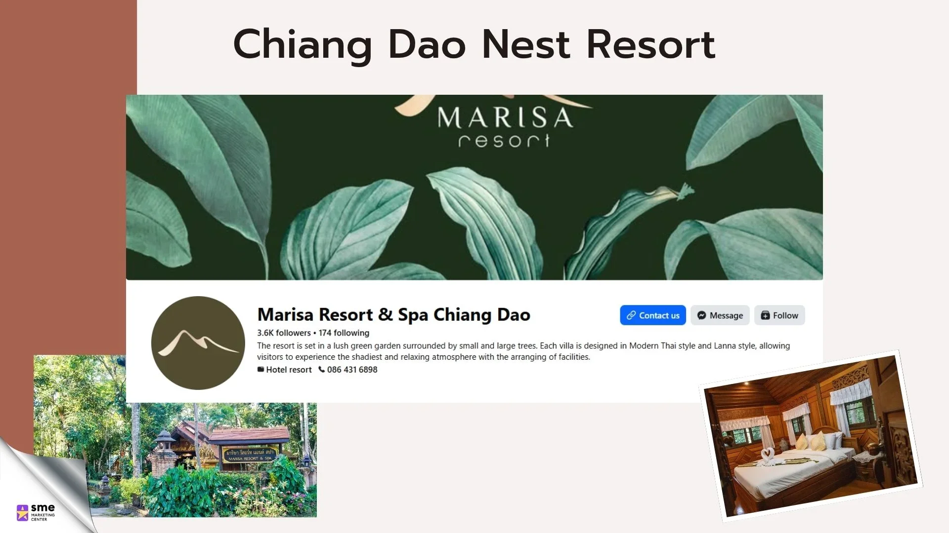 โรงแรมเชียงดาว Chiang Dao Nest Resort
